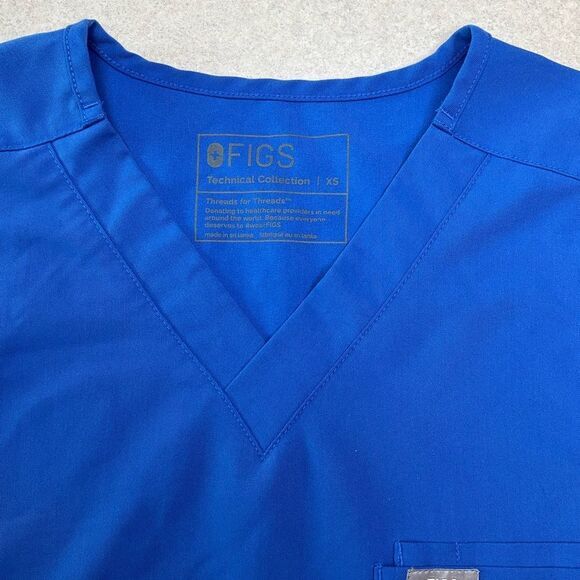 Figs Scrubs Men’s Leon Three‎ Pocket XS Capri Blue - Picture 2 of 5